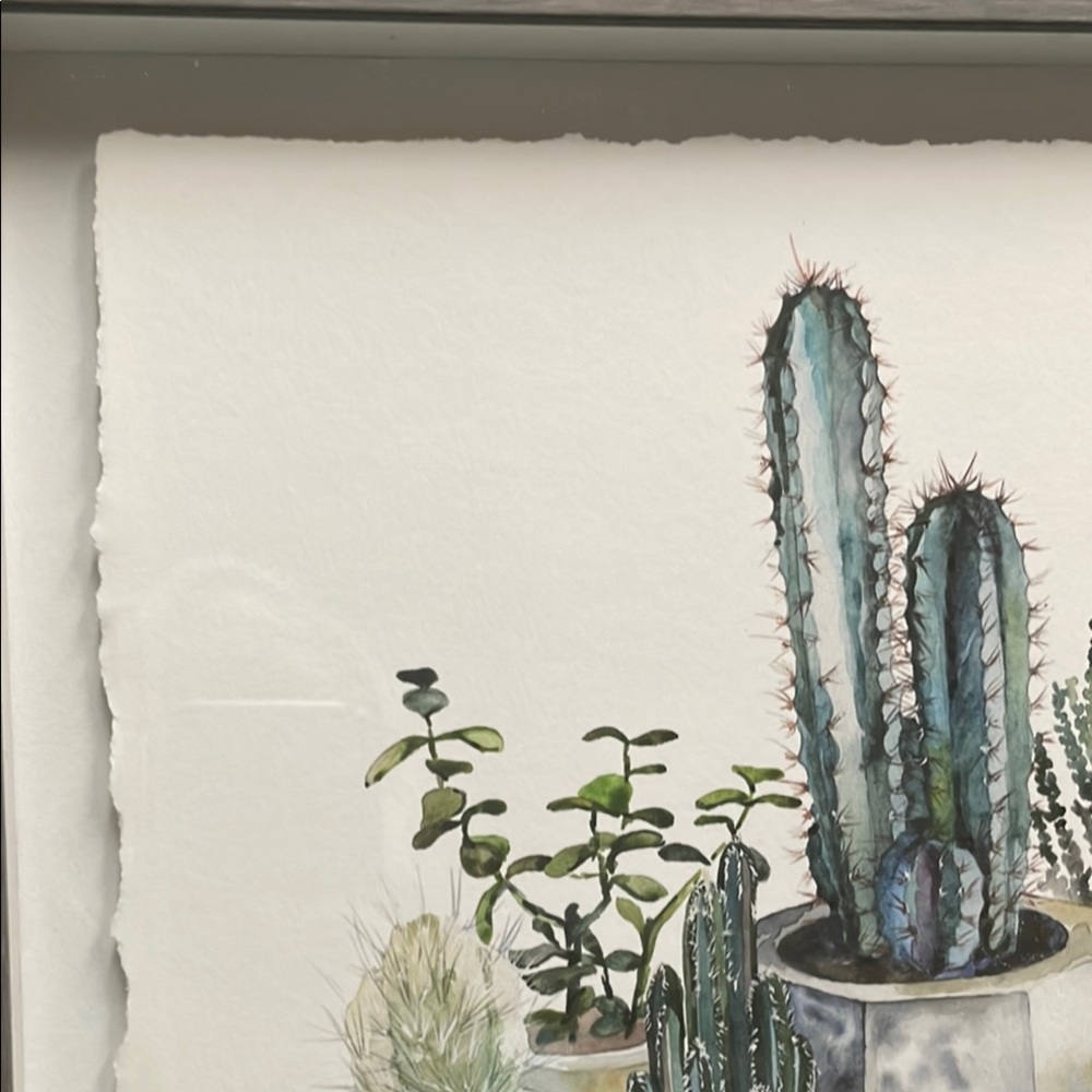 Framed Cactus Art Print - Picture 10 of 13